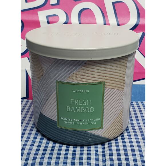 BBW Fresh Bamboo Large 3 Wick Candle Home Fragrance Home Fragrance Decor - Picture 1 of 2